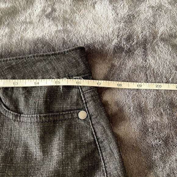 Santana Jean Skirt Black Size 8 - Picture 2 of 7